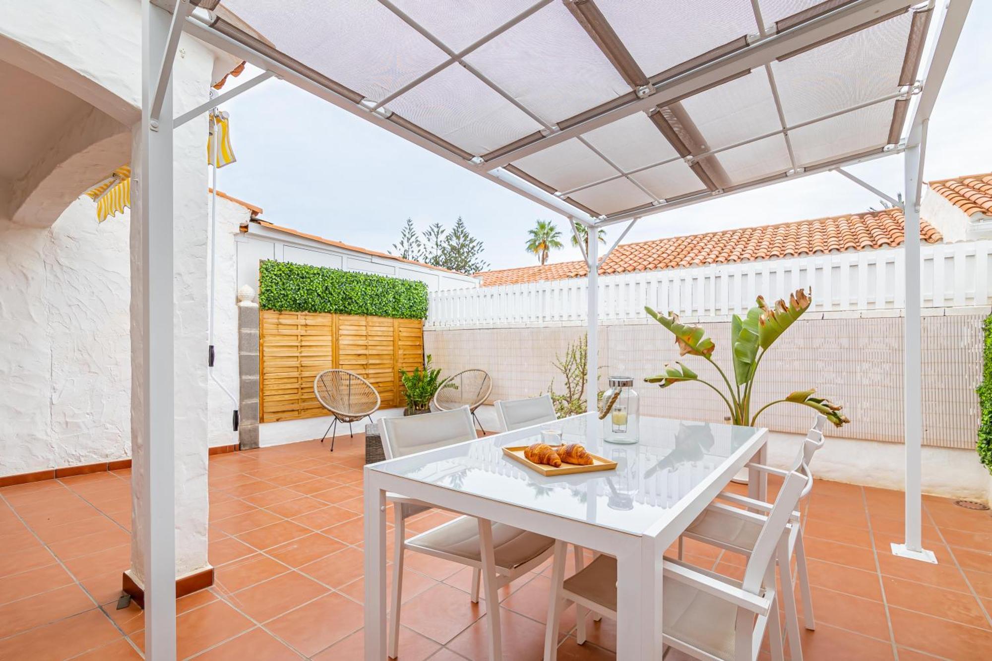 Canarian Holiday Home - Sunset Bungalow In Playa Del Ingles San Bartolomé Dış mekan fotoğraf